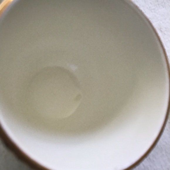 Vintage W.S. George Warranted 22 Karat Gold Ardalt Demitasse Half Cup Saucer - Picture 10 of 15